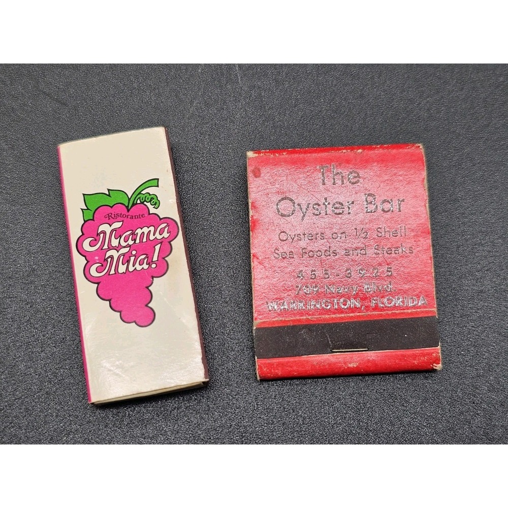 Vintage Lot Of 2 Florida Restaurant Matchbook